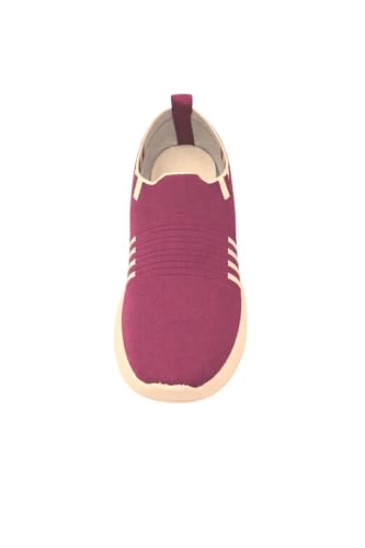 Image of Women's Slip-On Walking Shoes | Lightweight Mesh Casual Sneakers | Comfortable Cushioned Sole Travel Shoes