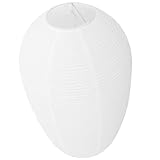 Artibetter Japanischer Ovaler Lampenschirm Papierlampe 1 Stück für Kronleuchter Warmes Licht für Schlafzimmer und Wohnzimmer
