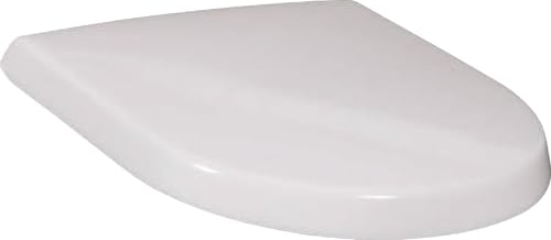Villeroy & Boch Subway Urinaldeckel, Toilettendeckel mit Absenkautomatik, Deckel für Urinal aus bruchsicherem Duroplast, Klodeckel Original Ersatzteil, oval, Weiß Alpin, glänzend