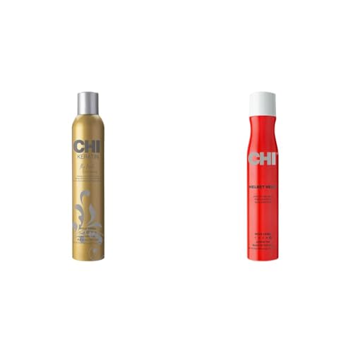CHI Keratin Flex Finish y Helmet Head Extra Firm Spray miniatura 1
