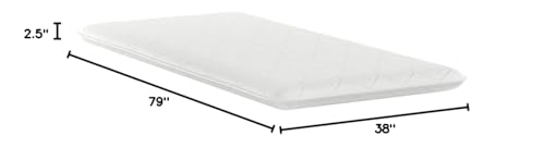 EMOOR Japanese Futon Mattress CLASSE Twin (39x79in) Made in Japan White, Foldable Floor Sleeping Bed Tatami Mat