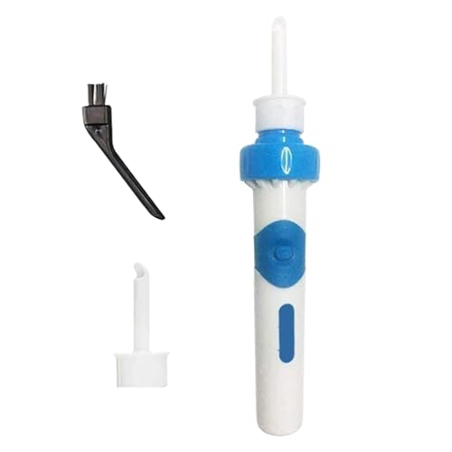 Removedor De Cera Para La Oreja Eléctrica, Limpiador De Orejas Para Niños Adultos, Limpiador De Orejas Seguras Y, Con 2 Cabezas De Reemplazo Lavables Y Luz LED