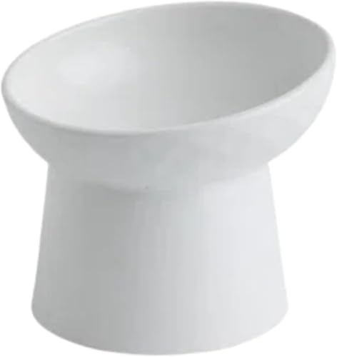 Uranus 200ml ペット用 陶器製 フードボウル 猫 犬 共用 吐き戻し防止設計 滑り止め 安定感 高台付き 首に優しい 角度調整 食べやすい 深型 水飲み用 餌入れ 食事用 衛生的 家庭用 ペットショップ 動物病院 耐久性 汚れにくい 猫用品 犬