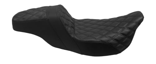Asiento sillín trasero doble para FLHX FLHR FLTRX con acabados de alta resistencia