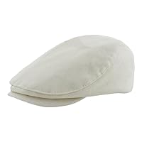 KeepSa Baumwolle Herren Newsboy Schiebermütze Flatcap Tellermütze Schlägermütze Gatsby Ivy Barett Cap Sommer Atmungsaktiv Verstellbare Vintage Cabbie Cap 57-61CM