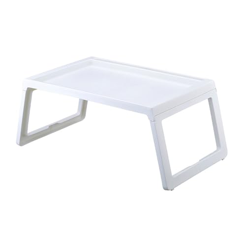 UNYQBFKM Lap Tray Foldable Bed Table Laptop Table Multipurpose Lap Desk for Breakfast in Bed, Sofa, Eating, Platters, Working, Drawing, Laptop Stand & Snack Tray,C