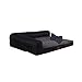 RAIKOU Matelas Chien Orthopédique en Mémoire de Forme,Canapé pour Chien Lit pour Chien Intérieur,Lit pour Chien&Chat Lavable et Antidérapant,Panier Chien Dehoussable (100x80x9cm,Noir A)