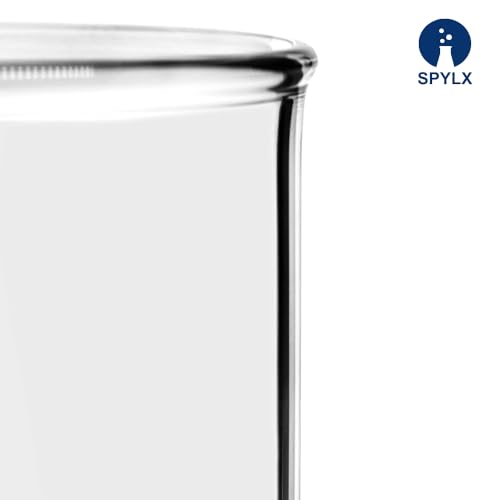 Image of Borosilicate Glass Beaker 1000ml - 1 Piece, Heat and Chemical Resistant borosilicate beaker for laboratory with Clear Graduation Marks on beaker for Precise Measurements