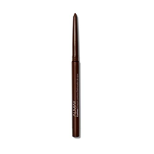 Almay Eyeliner Pencil, with Built in Sharpener and Vitamin E Water Resistant and Long Wearing, Hypoallergenic, Cruelty Free, Oil Free-Fragrance Free, Ophthalmologist Tested, 206 Black Brown, 0.01 oz
