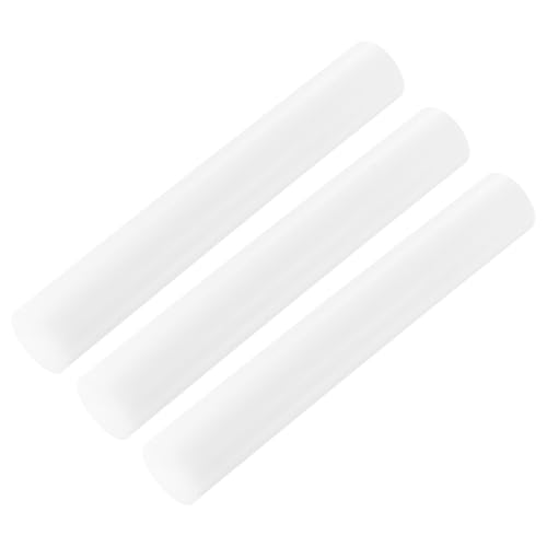 Image of MECCANIXITY ABS Plastic Rod Round Solid Bar 30 mm x 200mm White for DIY Model Material, Architectural Model Making, DIY Sand Table, Pack of 3