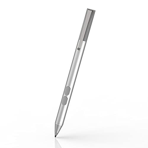 Stylus Pen Compatible with Surface Pro 7/6/5/4/3/X, Surface Book 3/2/1, Surface Laptop 3/2/1, Surface Studio 2/1 Surface Go, Pen for Surface Work 2500 Hours, Palm Rejection 1024 Pressure-Sliver