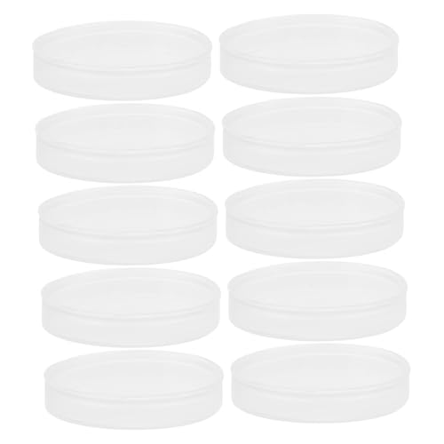 HOMSFOU Convenient Gluing 20pcs Small Plastic Gluing Plates for Glue Dispenser Trays