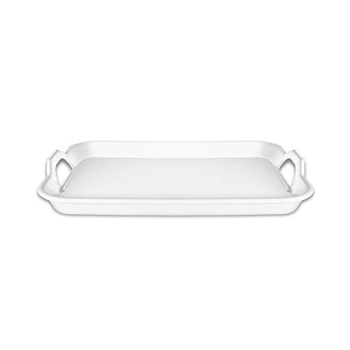 Image of Milton Orient Mini Melamine Tray, 1 Piece, White (13.18 inch X 8.85 inch)