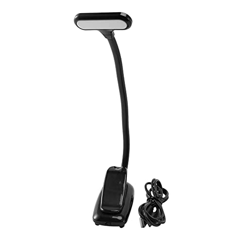 PACHHK Luces Led para Libros， Clip En La Luz Recargable， 3 Modos De Iluminacion， 9 Leds， Lampara De Lectura para Proteccion Ocular， hasta 40 Horas De Lectura - para Lectura - Negro