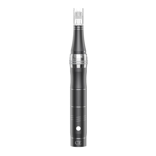 Ds UUby Microneedle Skin Roller Pen, Stylo De Beauté Professionnel Microneedle Skin Roller, Outils pour Hommes Et Femmes Microneedle Roller Pen Gray