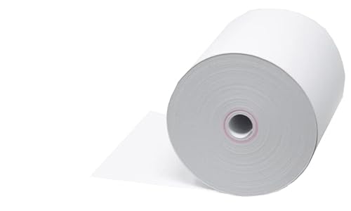 coreless - 50 rollos térmicos 57mm x 36mm x 12mm sin núcleo de plástico - rollo de papel térmico Cover