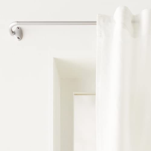 Amazon Basics 244244-411-A60 Room Darkening Blackout Curtain Rod - 48 Inch To 88", Nickel thumb #6