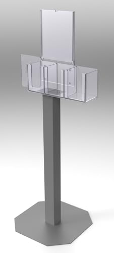 Poltex Respiratory Hygiene Station w/Touch Free Space (3STL Stand, SLV Sign, RHS 3STL Kit)