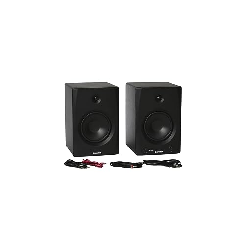 Thornton Pure 65 aktive Studiomonitore (Paar) – 80 W Klasse D, symmetrische/unsymmetrische Eingänge, Kopfhörerausgang, Akustik-Tuning und BT