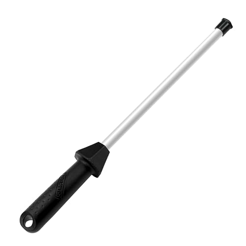 SHARPAL 118H Profesional Barra de afilado de cerámica, afilado de cuchillos de cocina con tapa anti-rotura, guía de esquina integrada (Grano 3000)