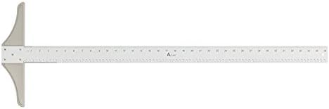 Acurit 36 Inch Aluminum T-Square – Professional Drawing and Drafting Tool with Clear Acrylic Edge for Precision Cutting, Measuring, and Design