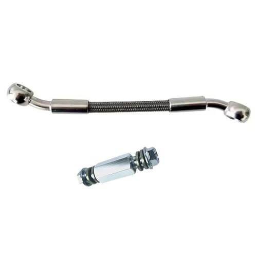 Durite de frein hydraulique moto M10 avec banjo 28° tube extension 100cm