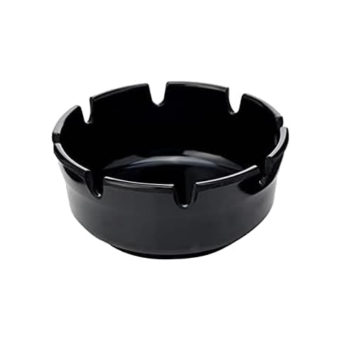 12 x Melamine (Plastic) Ashtray Size: 4? Diameter Cover
