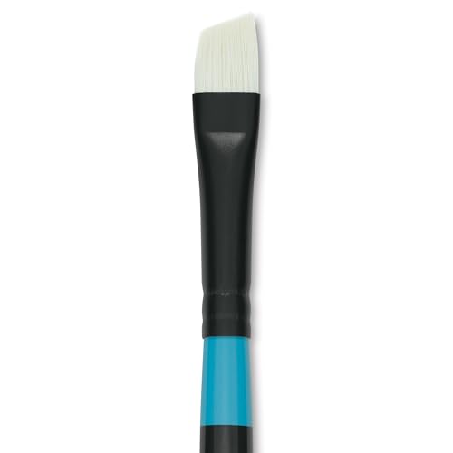 Princeton Series 6500 Aspen Synthetic Brush - Short Handle, Angle Bright, Size 4