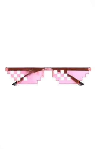 Image of Thug Life Sunglasses Pixel Gangsta Life Funny Novelty Shades