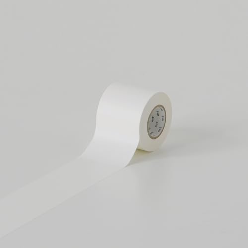 壁紙屋本舗 マスキングテープ mt CASA lining マステ 白 下貼り 下地用 巾木 diy はがせる 賃貸ok 50mm×20m