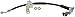 Dorman H621467 Front Driver Side Brake Hydraulic Hose Compatible with Select Ford/Lincoln/Mercury Models