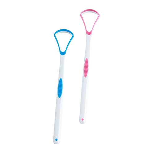 FOYTOKI Tongue Scraper for Teens Oral Cleaning Tool Tongue Brush Bad Breath Solution