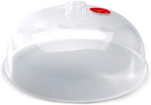Microwave Covers Ventilated Food Plate Vented Splatter Guard Cover Food Safe Microwave Lid Cover Microwave Lid Cover for Food Microwave Plate Cover Microwave Food Cover (25 cm Plate)