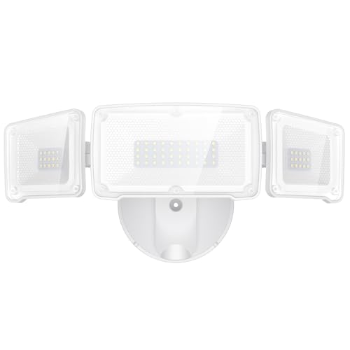 LEPOWER 35W LED Flood Light 3-Head, 5500K, IP65