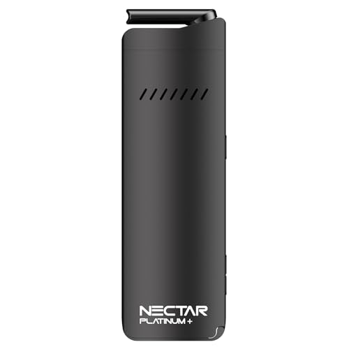 Nectar Platinum+ Vaporizer for Herbs & Extracts | 3 Year Warranty | 3D Heating Technology with 10 Session Battery, Precise Temperature Control, Adjustable Airflow