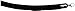 Visiontron 840BK72HE-PS1 6ft Prime Velvet Black Rope, Hinged Snap Ends Polished Stainless Steel