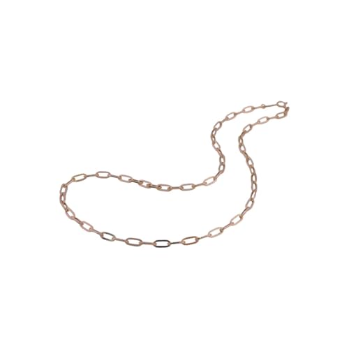 【最安値】K18 18金 18k YG ペーバークリップ ネックレス 60cm TRIDEA JEWELRY 18金 ペーパークリップチェーン ネックレス 幅