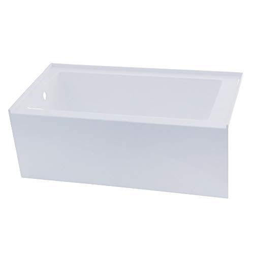 Kingston Brass DSVTDE603122L Aqua Eden 10-Inch Mini Tub, White