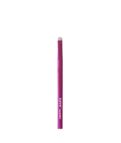 Neve CosmeticsSmall Soft Flat Eye & Lip Brush Suitable for Eyeshadows, Lipsticks & Concealer | "Azalea Define"