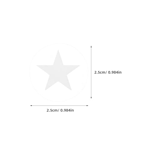 Pegatinas de estrellas para cascos de lacrosse transparentes duraderas 2