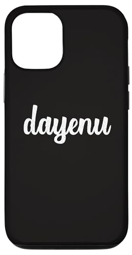 Dayenu Enough �w�u���C�� ���_���l �߉z�� �Z�_�[ ���_���� �n�k�J �X�}�z�P�[�X iPhone 12/12 Pro �p