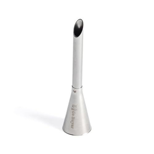 De Buyer - Douille à garnir en inox - Diamètre 0,6 cm - En Inox, Idéale pour Décorer, Garnir et Remplir, Sans Soudure pour Hygiène Parfaite, S'Adapte aux...