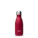 Qwetch - Bouteille Isotherme Granite - Gourde Nomade Inox - 24h Froid et 12h Chaud - Etanche, Sans BPA & Réutilisable - Gourde isotherme pour Sport, Voyage, Bureau, Randonnée - Rouge - 500ml