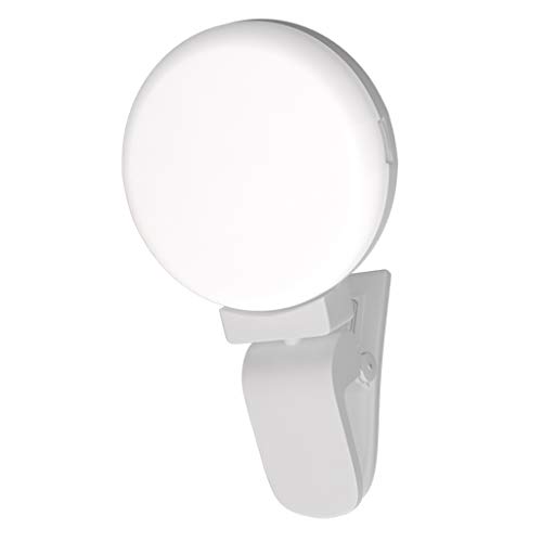 IPOTCH Flash LED Luz 9 Bombillas para Móvil Inteligente Tableta compatibilidad Universal - Blanco XJ16S
