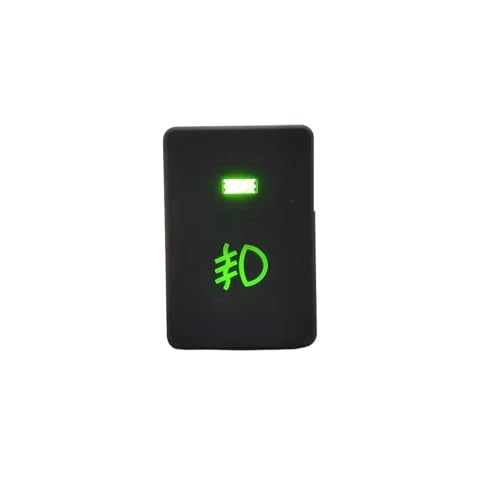 Luz antiniebla delantera DRL verde activada por interruptor de coche para viajes con niebla