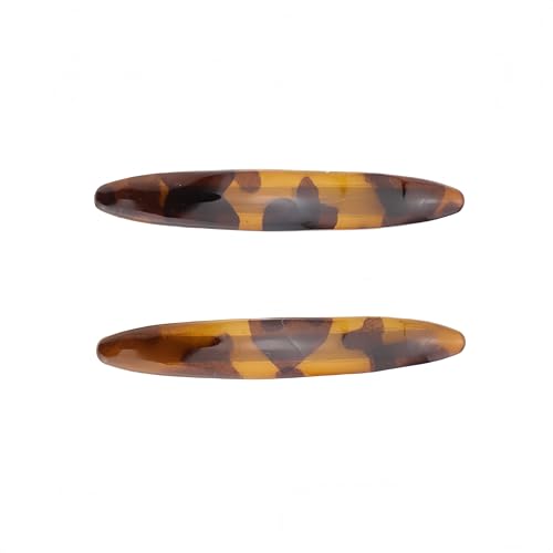 Pinzas para cabello estilo carey, pack de 2 miniatura 1