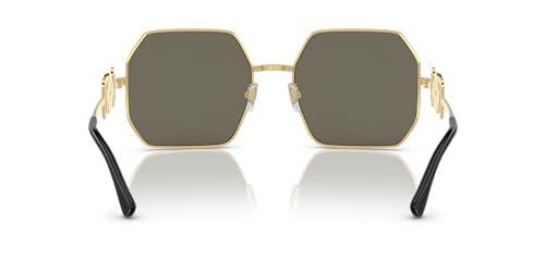 Versace VE 2248 10027P Gold Metal Geometric Sunglasses Gold Mirror Lens4