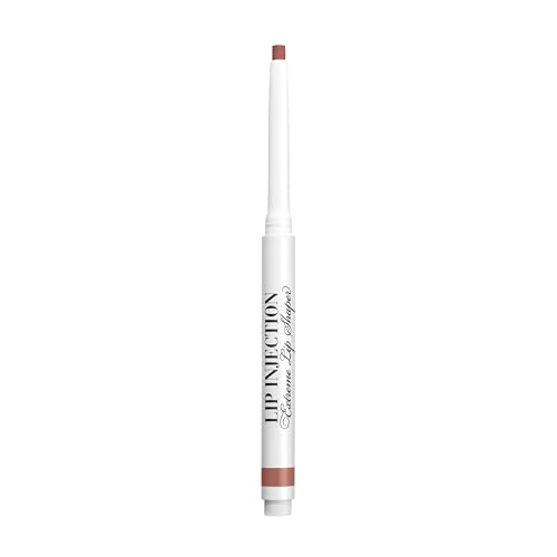 Too Faced Lip Injection Extreme Lip Shaper | Plumping, Waterproof, Liner Pencil, 0.01 Ounce, Puffy Nude