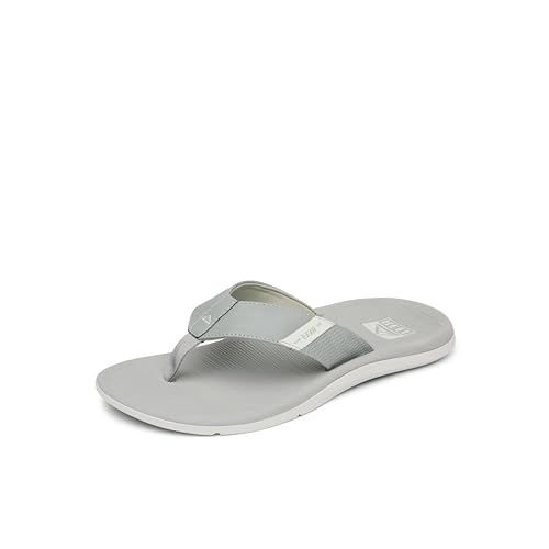 REEF Santa Ana Mens Sandal Grey-Light Grey 9