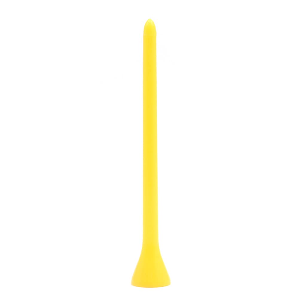 Namvo 50 tees de golf profesionales de 83 mm, camisetas de golf altas para reducir el giro lateral y la fricción, color amarillo